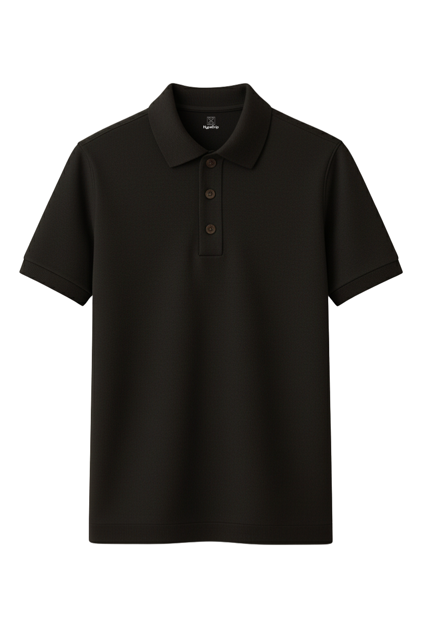 Black Premium Polos T Shirt
