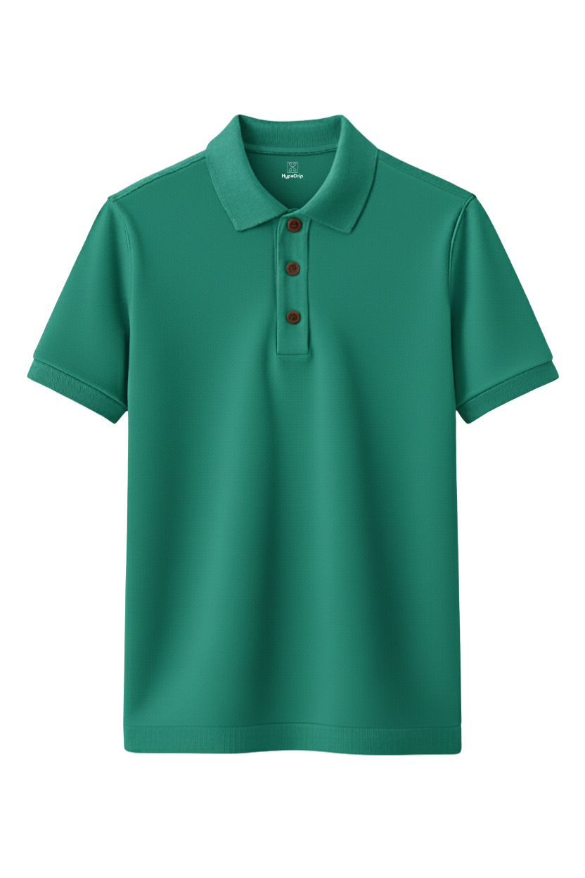 Ocean Green Premium Polos T Shirt