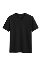 Black V Neck T Shirt