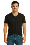 Black V Neck T Shirt