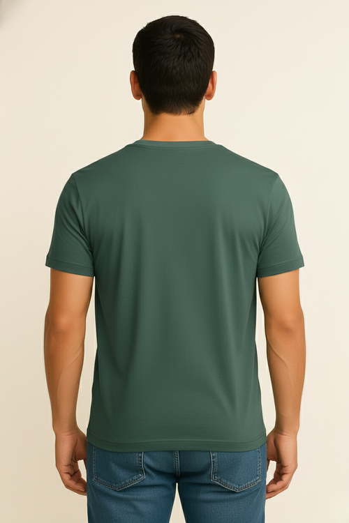 Blue Spruce V Neck T Shirt