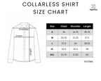 Black Collarless Shirt
