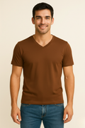 Coffee Liquer V Neck T Shirt