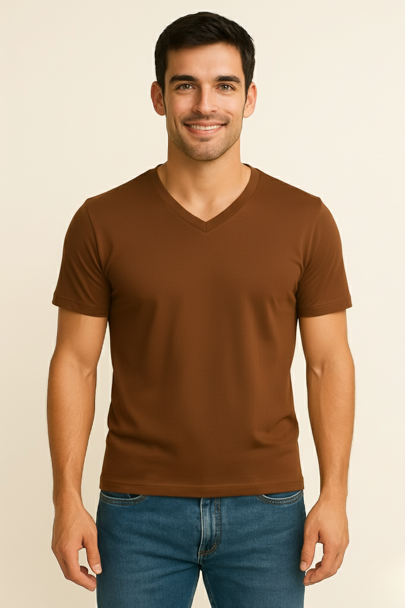 Coffee Liquer V Neck T Shirt