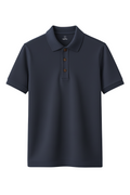 Launch Navy Premium Polos T Shirt