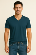 Lyons Blue V Neck T Shirt