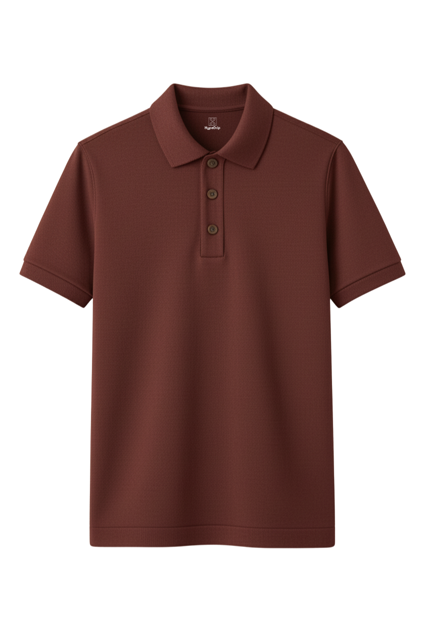 Wine Premium Polos T Shirt