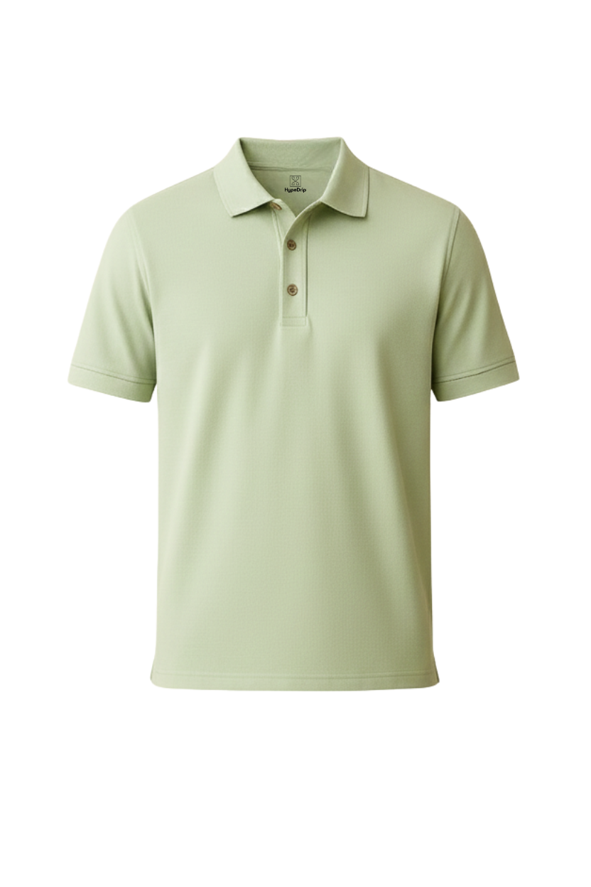Cameo Green Premium Polos T Shirt