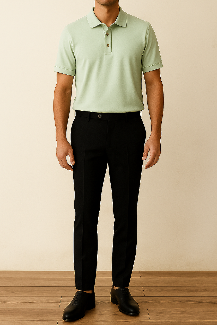 Cameo Green Premium Polos T Shirt