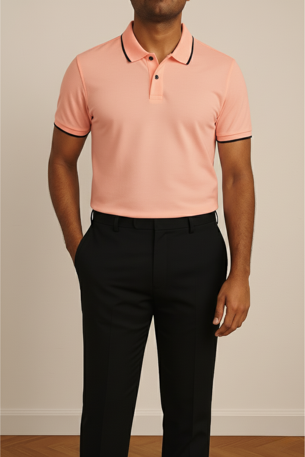 Coral Sports Polo T Shirt