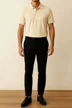 Cream Premium Polos T Shirt