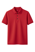 Crimson Red Premium Polos T Shirt
