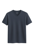 Launch Navy V Neck T Shirt