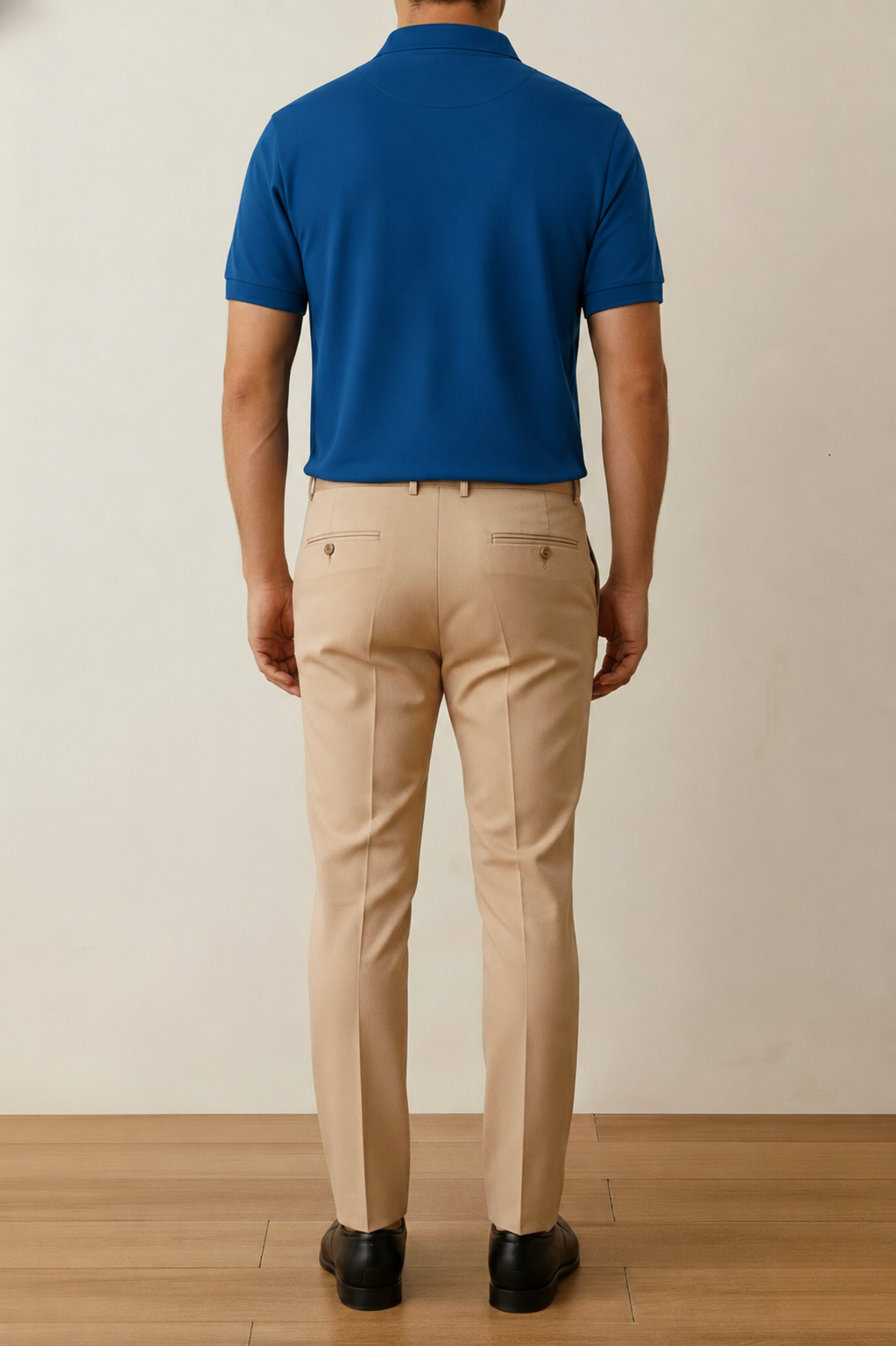 Nebula Blue Premium Polos T Shirt