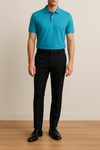 Torq Blue Weekend Polo T Shirt