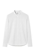 White Collarless Shirt