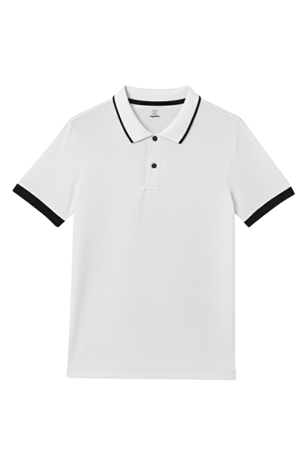 White Sports Polo T Shirt