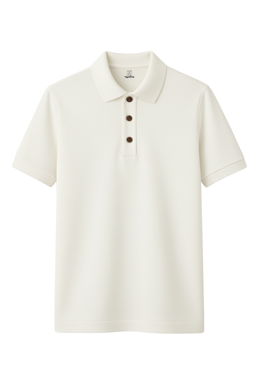 White Premium Polos T Shirt
